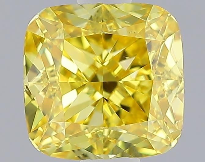 1.00 ct. Fancy Vivid Yellow/VS2 Cushion Lab Grown Diamond prod_f10e583b3fe5447e95c3eac9b3298a75