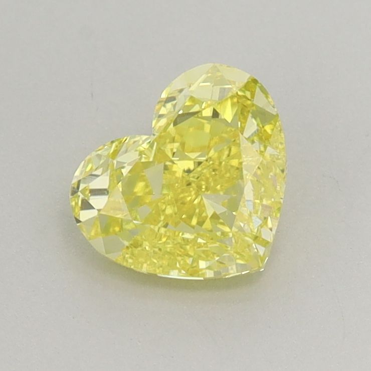 0.86 ct. Fancy Vivid Yellow/VVS2 Heart Lab Grown Diamond prod_ebb11b5bfa4346fb99bf400eff45db14