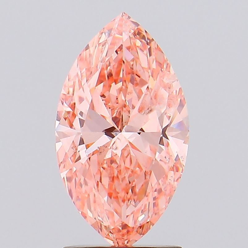 2.04 ct. Fancy Vivid Pink/SI2 Marquise Lab Grown Diamond