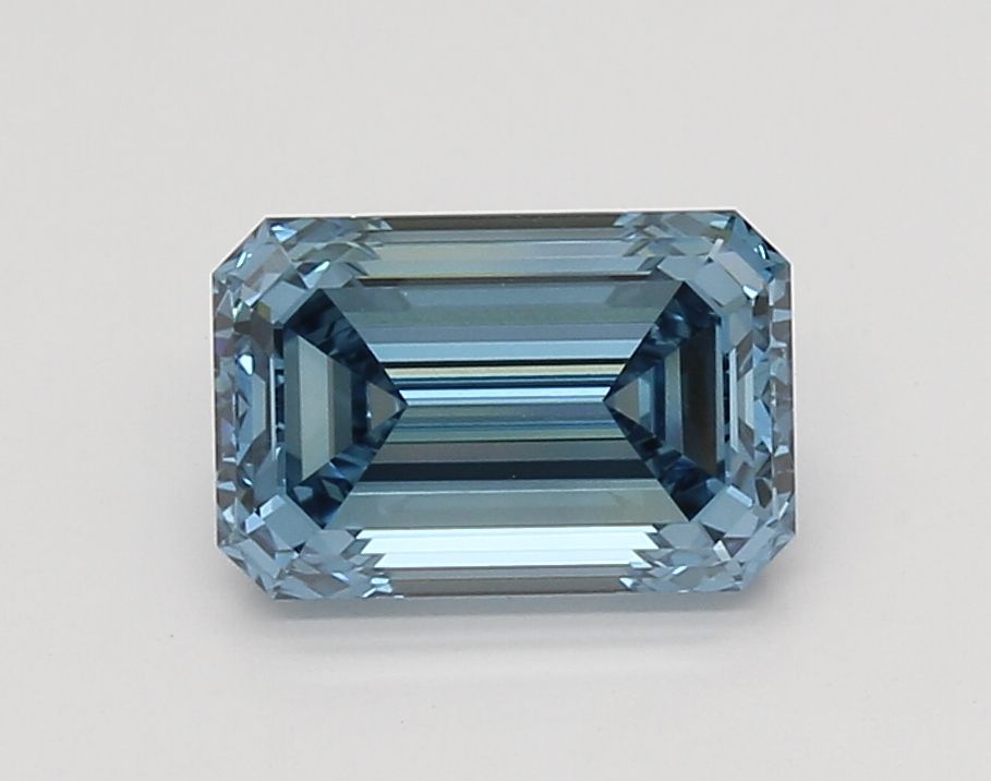 2.09 ct. Fancy Vivid Blue/VS1 Emerald Lab Grown Diamond