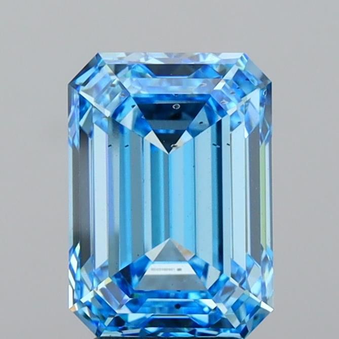 5.01 ct. Fancy Vivid Blue/VS2 Emerald Lab Grown Diamond