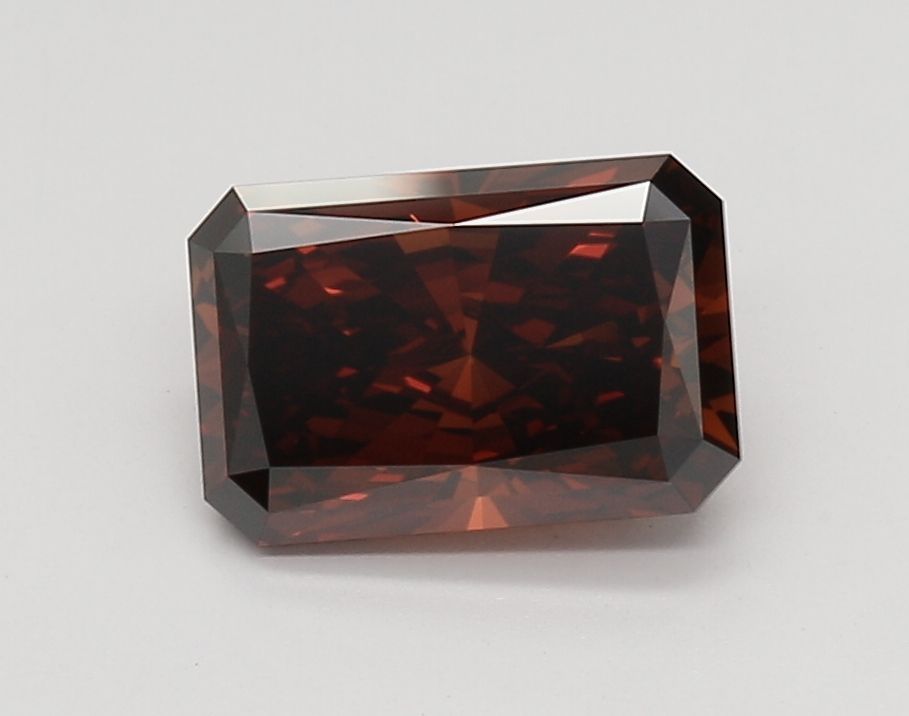 2.00 ct. Fancy Vivid Brownish Orange/VVS2 Radiant Lab Grown Diamond