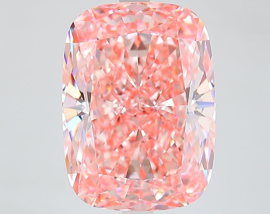 8.63 ct. Fancy Vivid Pink/VVS2 Cushion Lab Grown Diamond