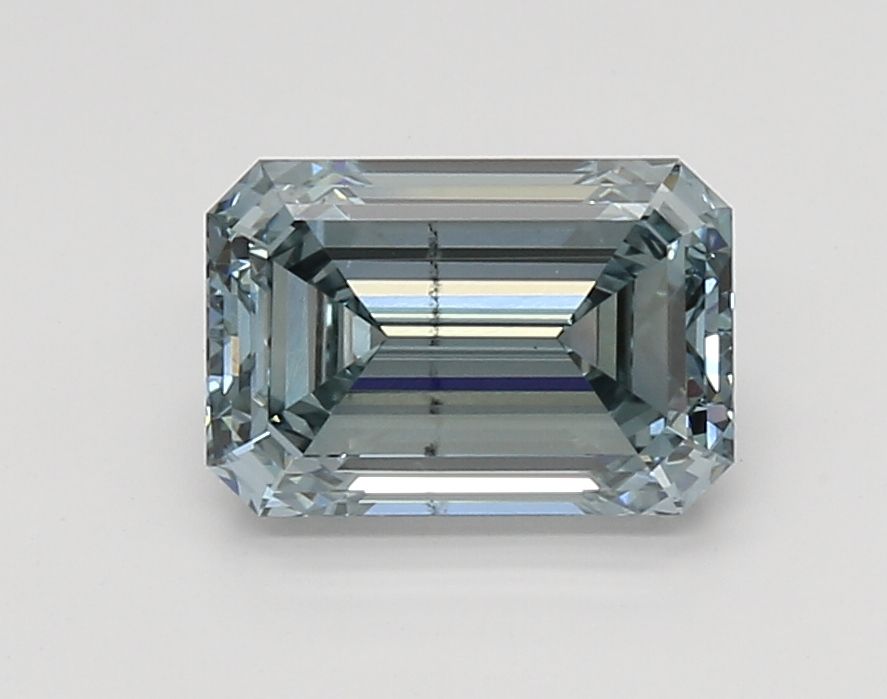 2.17 ct. Fancy Intense Blue/VS2 Emerald Lab Grown Diamond