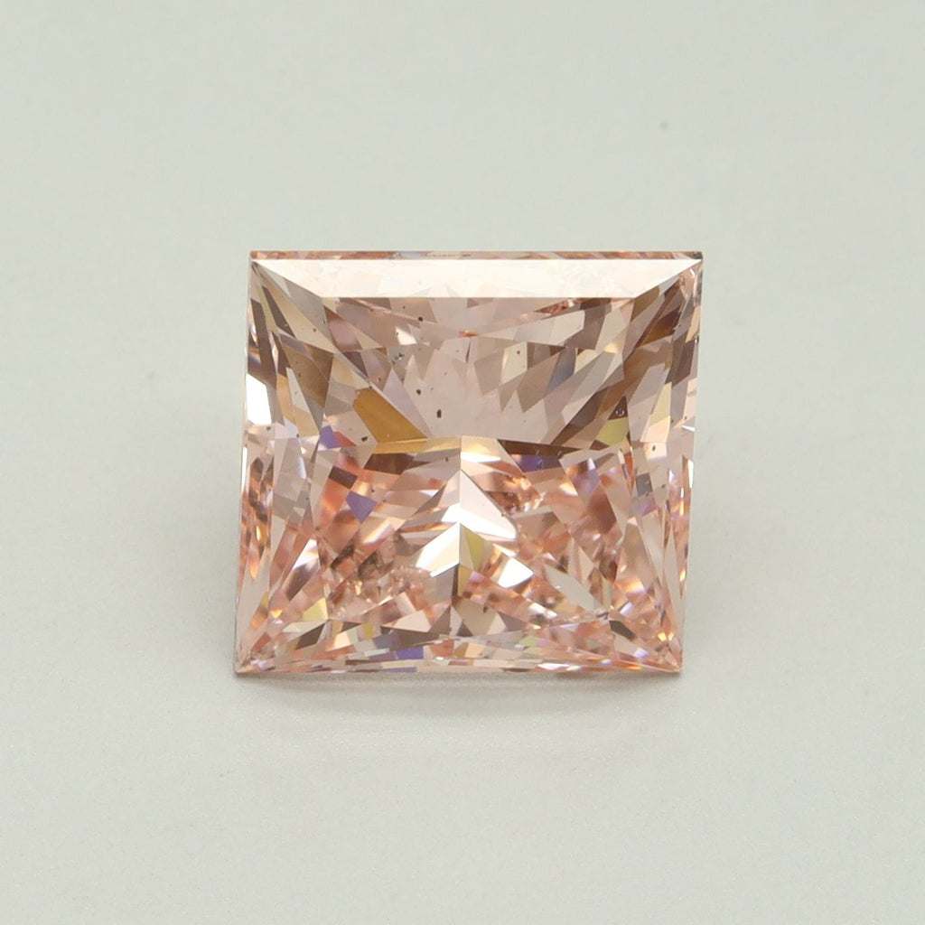 5.00 ct. Fancy Intense Pink/SI1 Princess Lab Grown Diamond