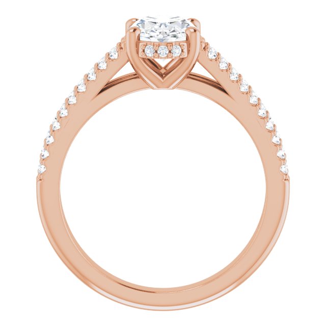 Rose Gold-Oval