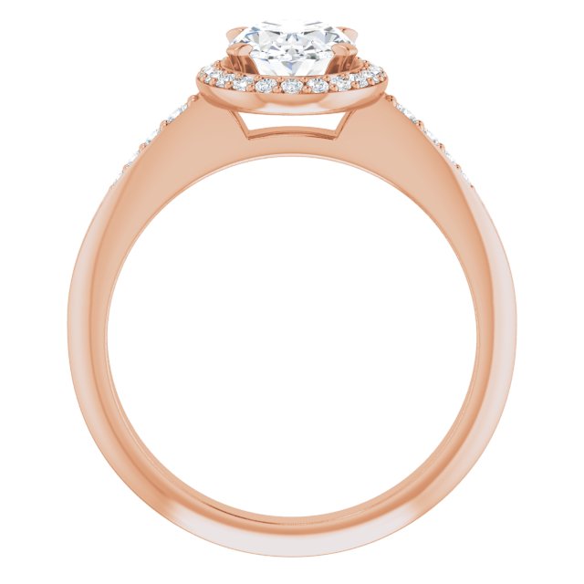 Rose Gold-Oval