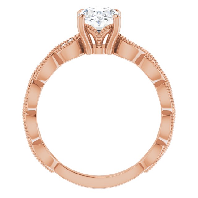 Rose Gold-Oval