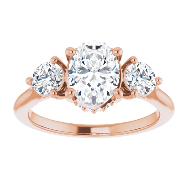 Rose Gold-Oval