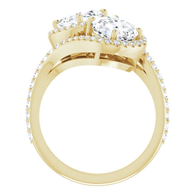 Yellow Gold-Asscher