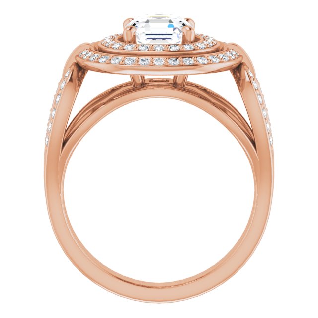 Rose Gold-Asscher