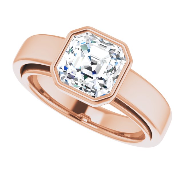 Rose Gold-Asscher