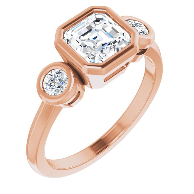 Rose Gold-Asscher