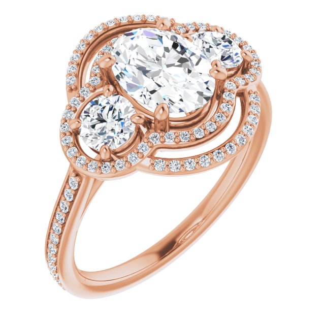 Rose Gold-Oval