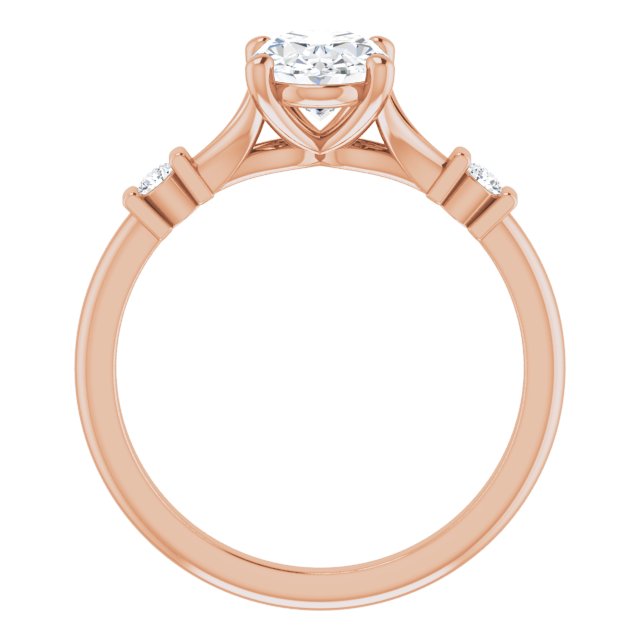 Rose Gold-Oval