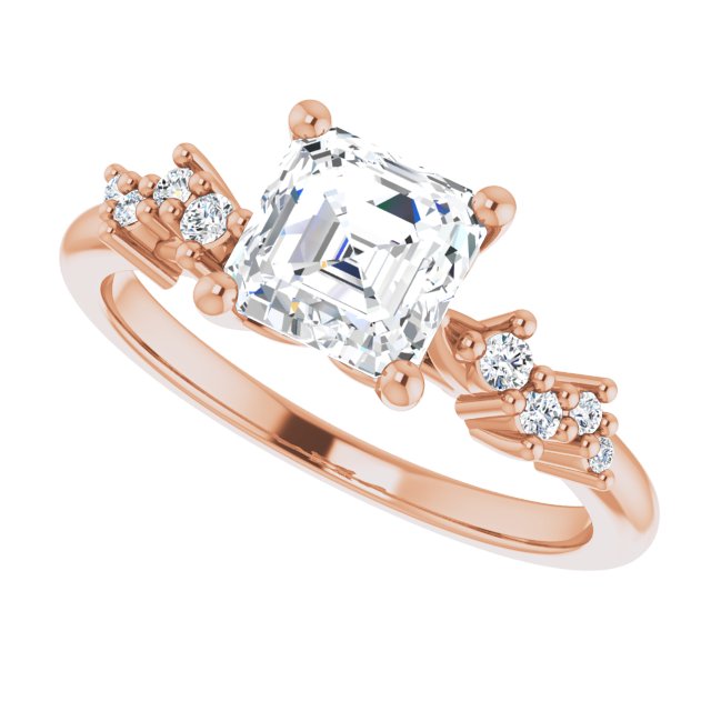 Rose Gold-Asscher