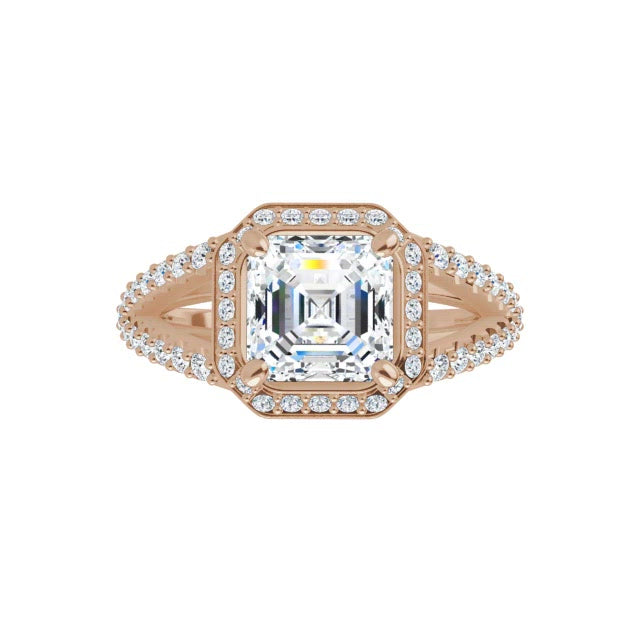 Rose Gold-Asscher