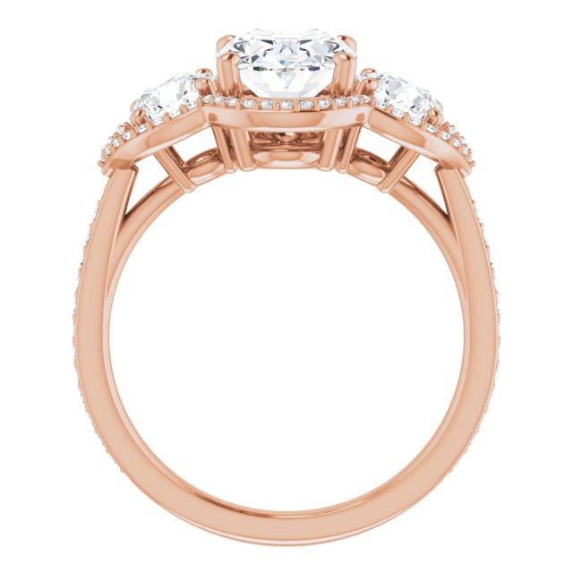 Rose Gold-Oval