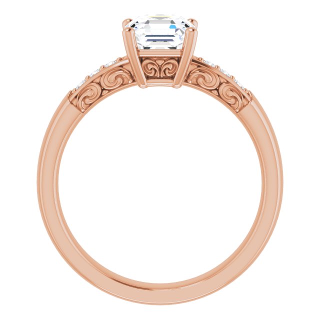 Rose Gold-Asscher