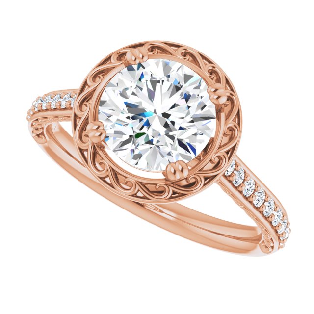 Rose Gold-Round