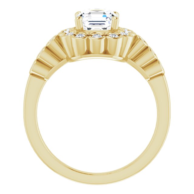 Yellow Gold-Asscher