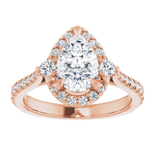 Rose Gold-Pear