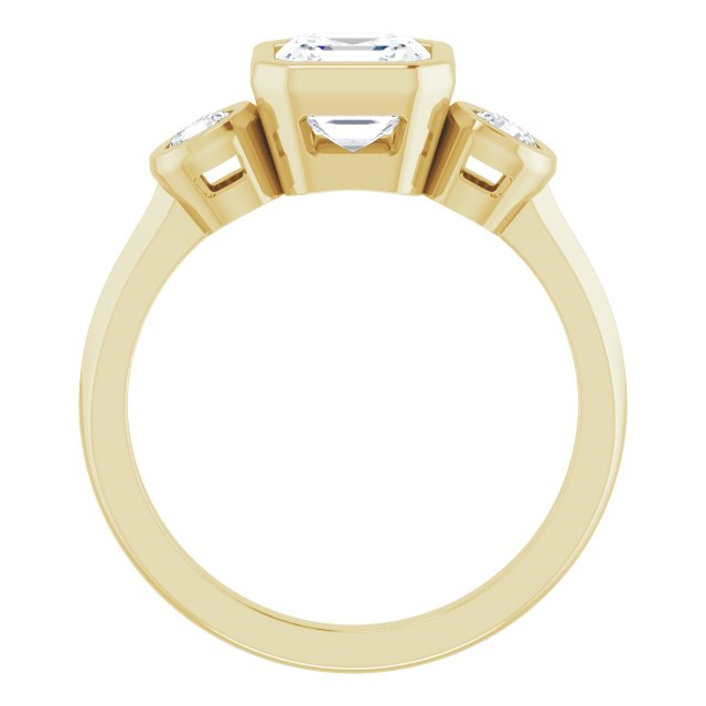 Yellow Gold-Asscher