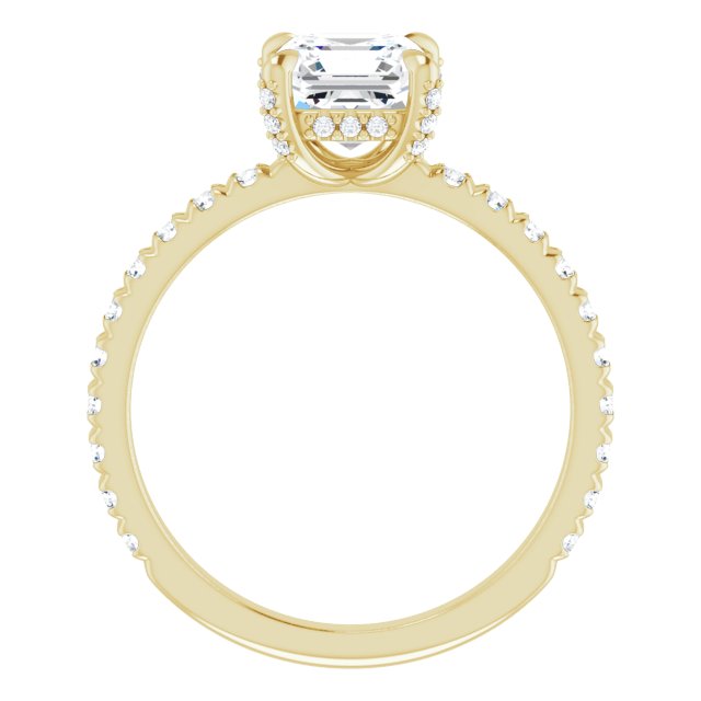 Yellow Gold-Asscher