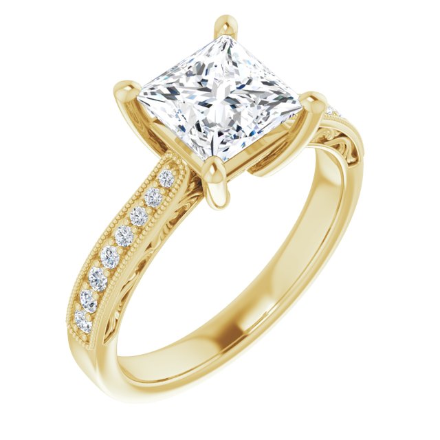 Yellow Gold-Square
