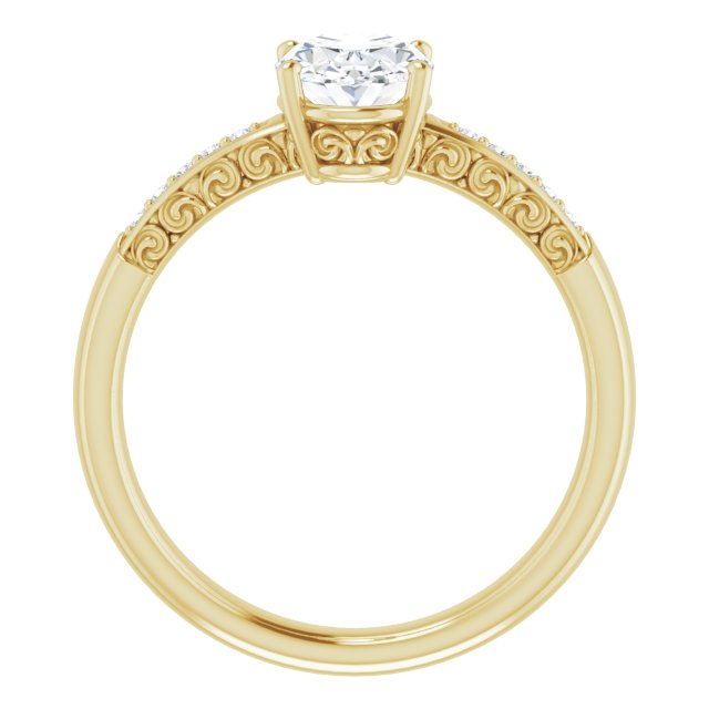 Yellow Gold-Oval