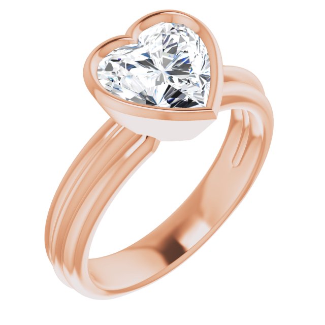 Rose Gold-Heart