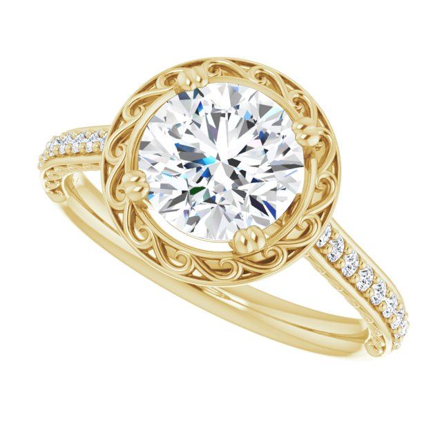 Yellow Gold-Round