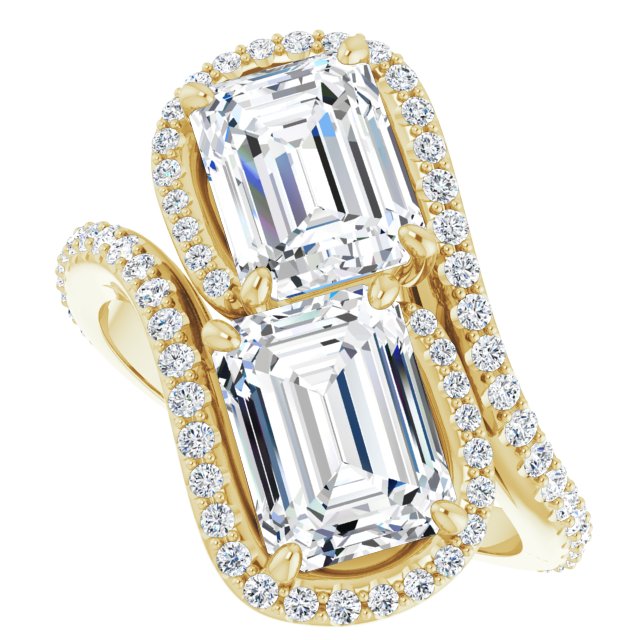 Yellow Gold-Emerald