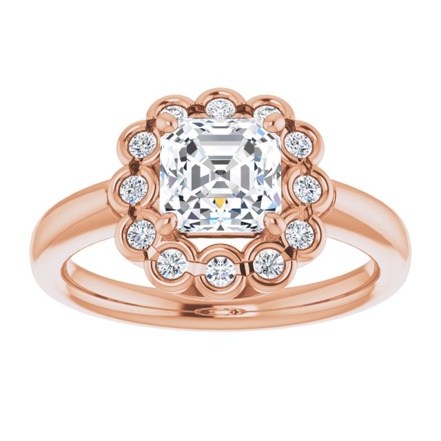 Rose Gold-Asscher