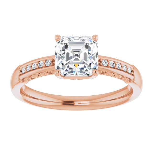 Rose Gold-Asscher