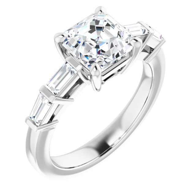 White Gold-Asscher