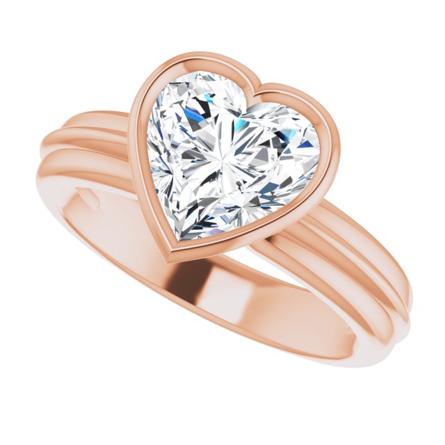 Rose Gold-Heart