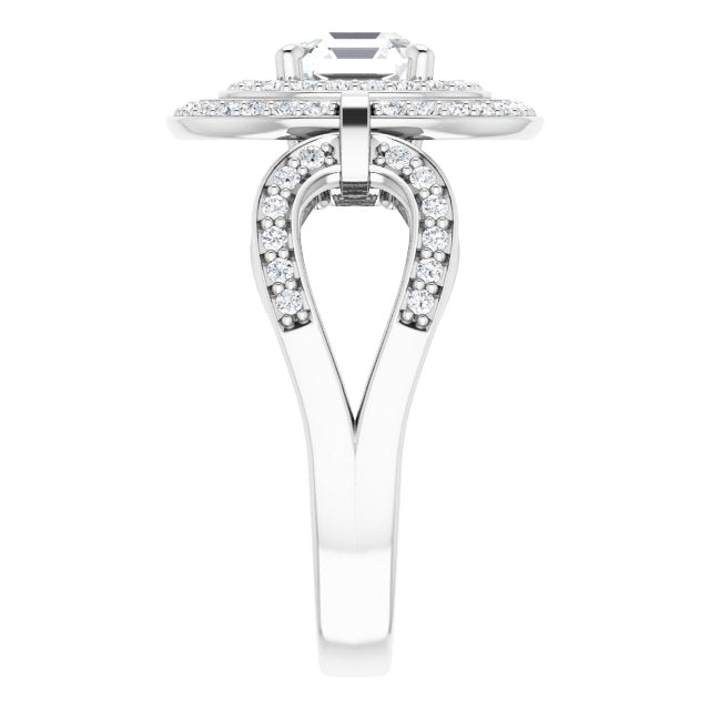 White Gold-Asscher