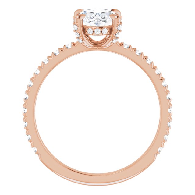 Rose Gold-Oval