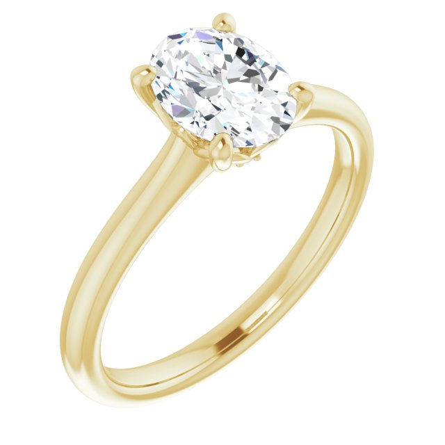 Yellow Gold-Oval