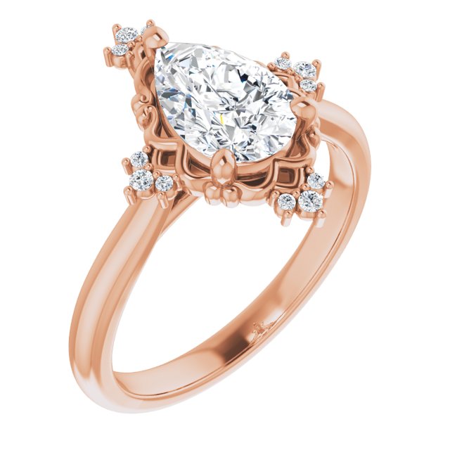 Rose Gold-Pear