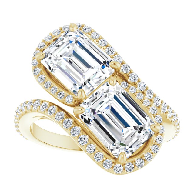 Yellow Gold-Emerald