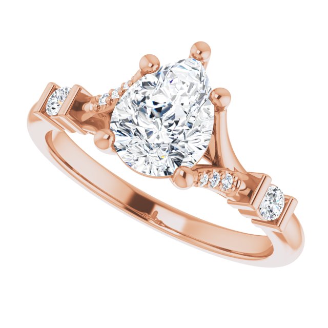 Rose Gold-Pear