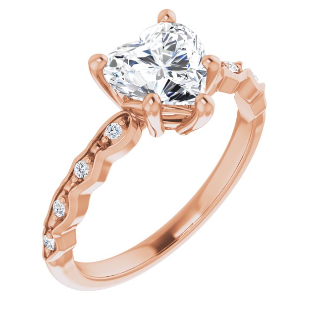 Rose Gold-Heart