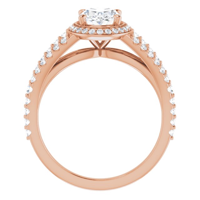 Rose Gold-Oval