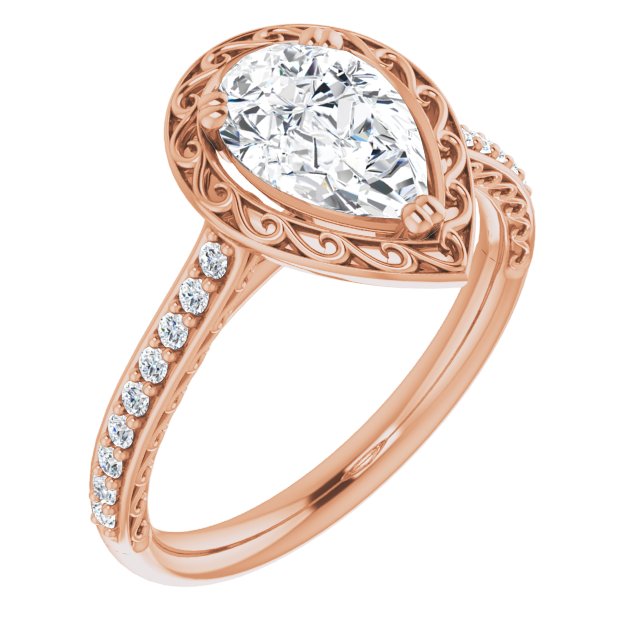 Rose Gold-Pear