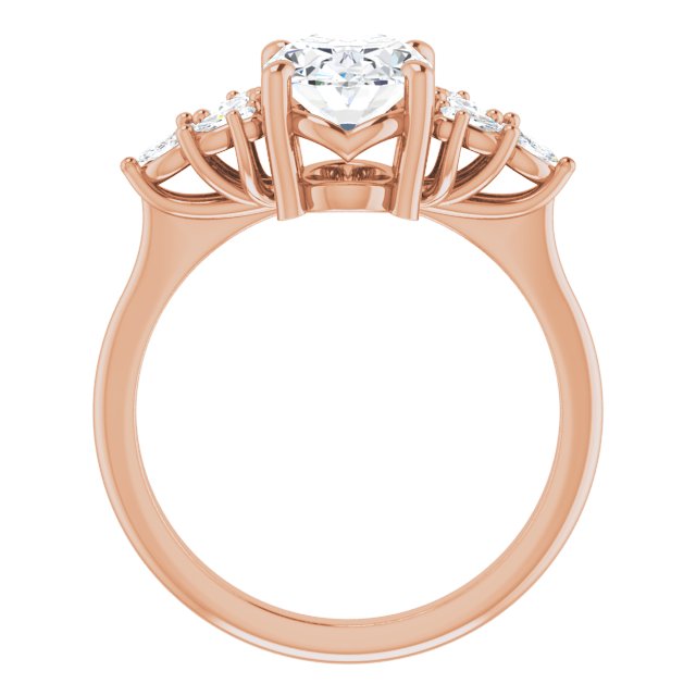 Rose Gold-Oval