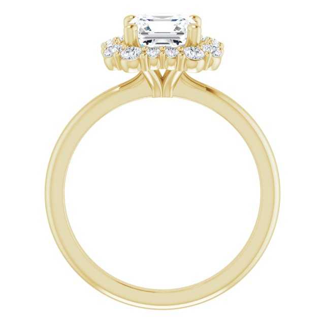 Yellow Gold-Asscher