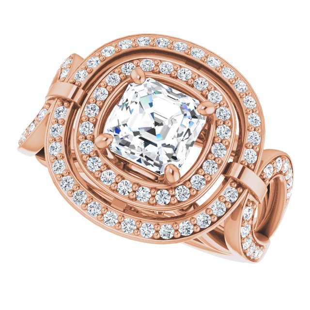 Rose Gold-Asscher