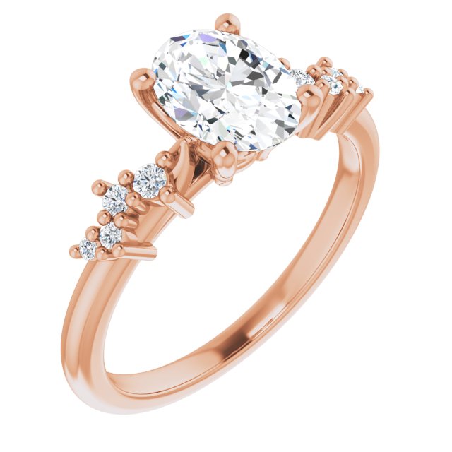 Rose Gold-Oval